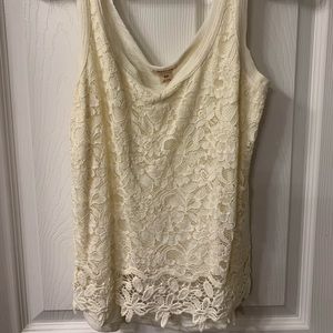 Lace tank